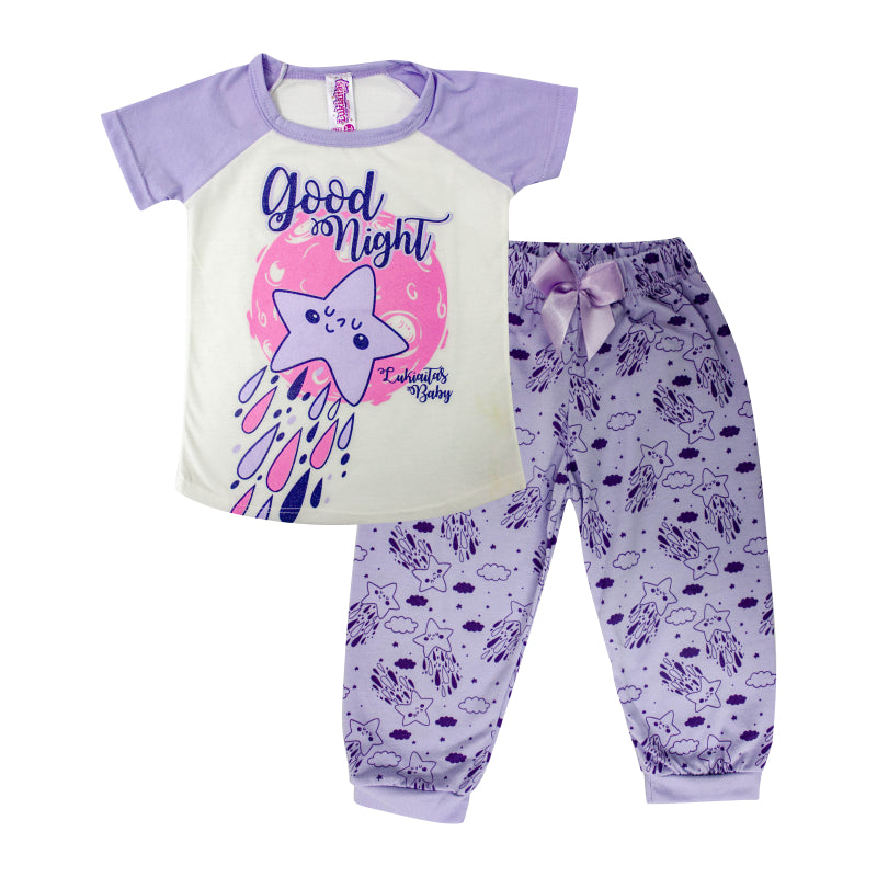 PIJAMA BEBE NIÑA PANTALON 2312 DOI