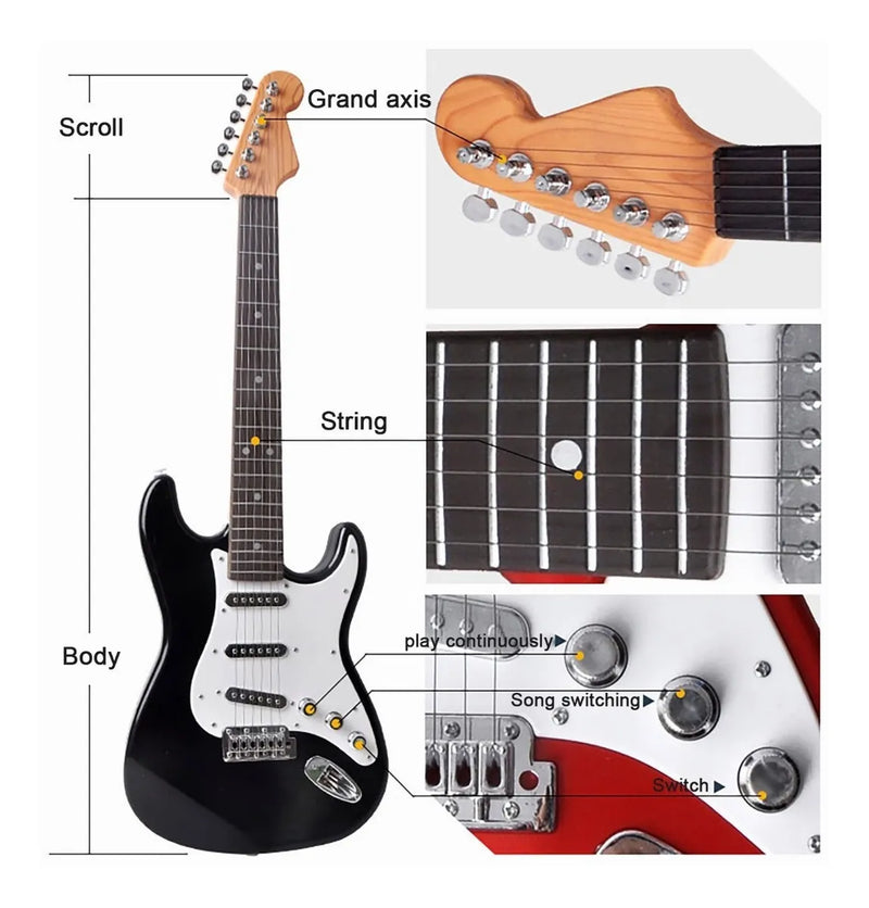 Guitarra Rock 10126 Plasticos