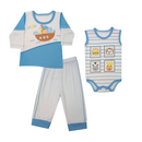 Conjunto 3 Pzs Niño Barquito 128 Janels