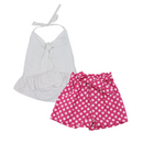 CONJUNTO SHORT BEBE NIÑA 40224 FOR BABY