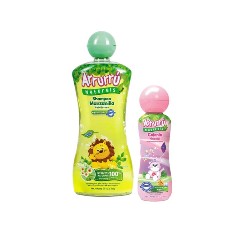 SHAMPOO MANZ X400 +COLONIA ROS X30 ARRURRU