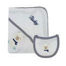 TOALLA+BABERO 10223 FOR BABY