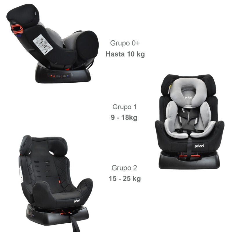 SILLA PARA CARRO FOCUS PRIORI GRIS