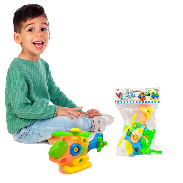 HELICOPTERO DIDACTICO BOLSA 8198 PLASTICOS