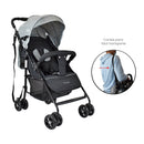 COCHE VERSO HAPPY BABY GRIS