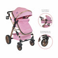 Coche Alizze Cs Happy Baby Rosado
