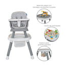 SILLA COMEDOR SEVEN 7EN1 PRIORI GRIS