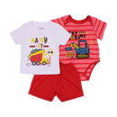 Conjunto 3 Pzs Bebe Niño 3637 Mi Pupa