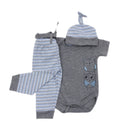 3Pzas Niña Buho 1331 For Baby