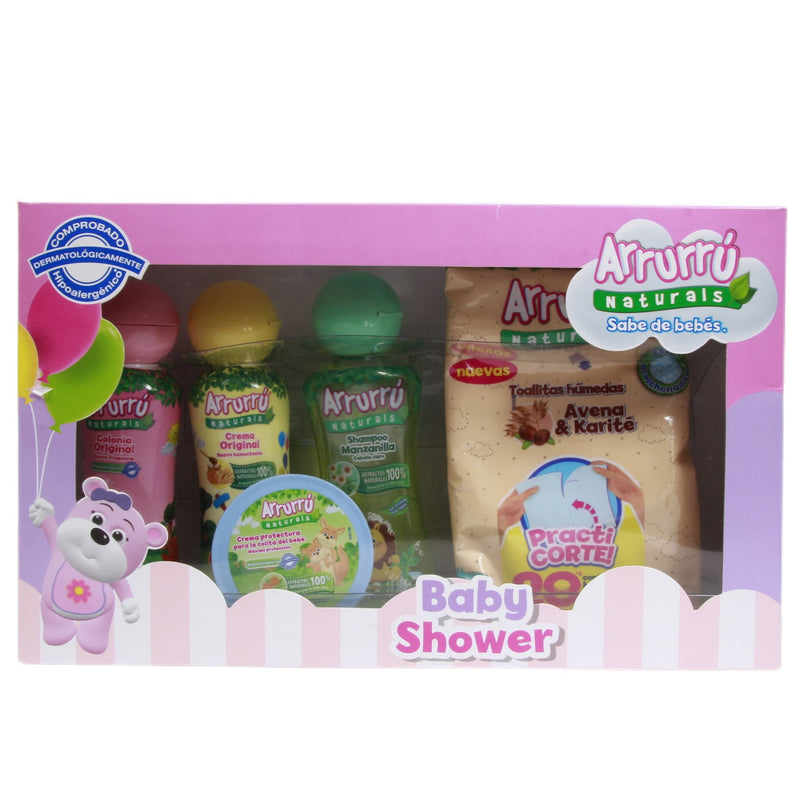 ESTUCHE BABY SHOWER ROSADO 0758 ARRURRU