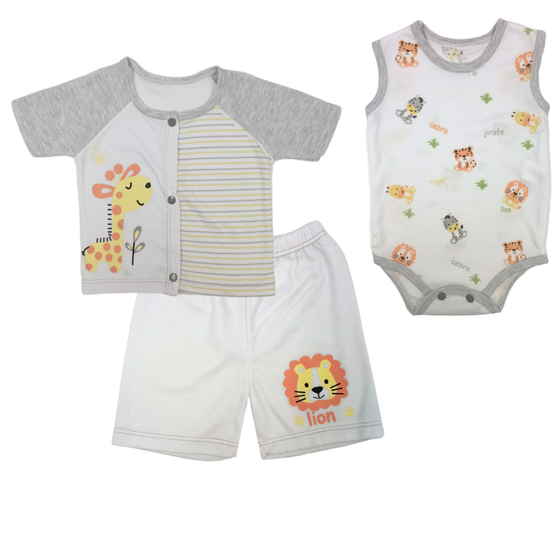 CONJUNTO 3 PZS NIÑO JIRAFITA 415 JANELS