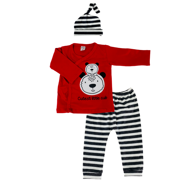 PIJAMA 3PZAS 10087 FOR BABY