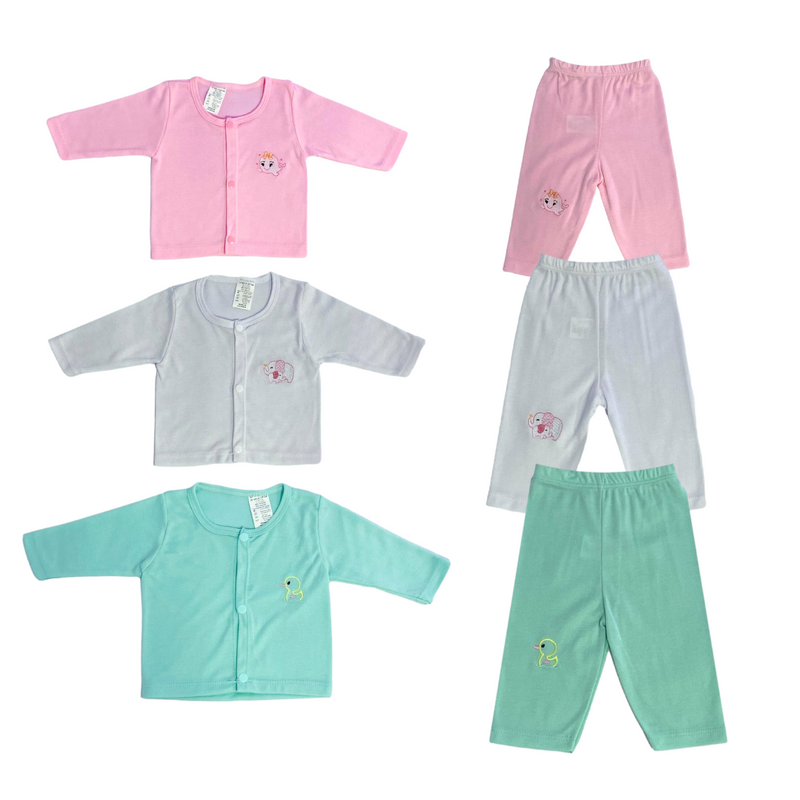 SET 3 SACOS + 3 PANTALON 1091 CRECIENDO