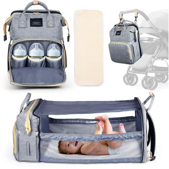 PAÑALERA MORRAL CON CAMBIADOR SLF-3008 MUNBE