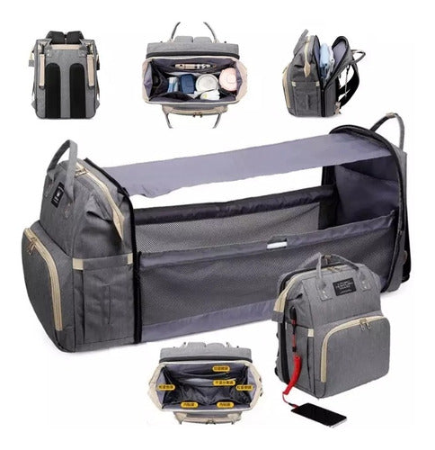 PAÑALERA MORRAL CON CAMBIADOR SLF-3008 MUNBE