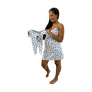 PIJAMA MATERNA + BEBE 1351 LOS CHIROS DE MARIA JOSE