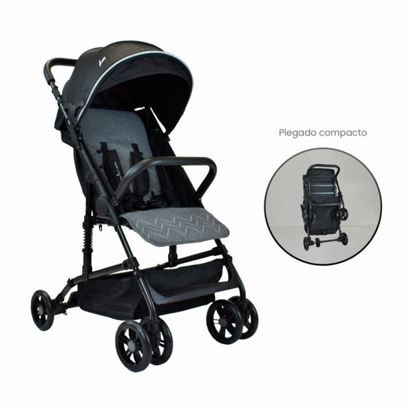 Coche Praga Premium Baby Gris