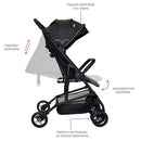 Coche Praga Premium Baby Gris