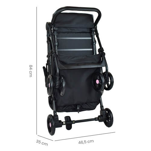 Coche Praga Premium Baby Rosado