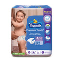 Pañal Premium Touch Et4 X92 Pequeñin