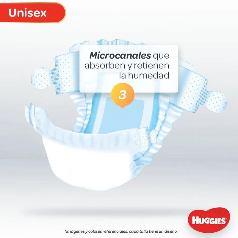PAÑALES HUGGIES NATURAL CARE ETAPA 1 X50 UND