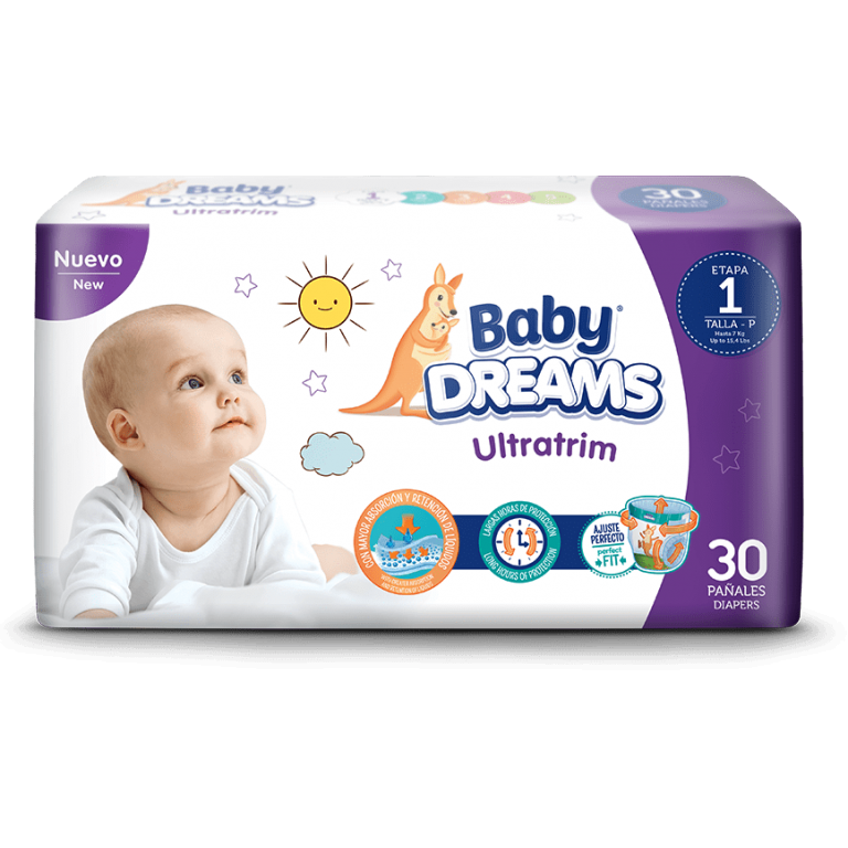 Pañal Ultratrim Et1 X30 Baby Dreams 6777