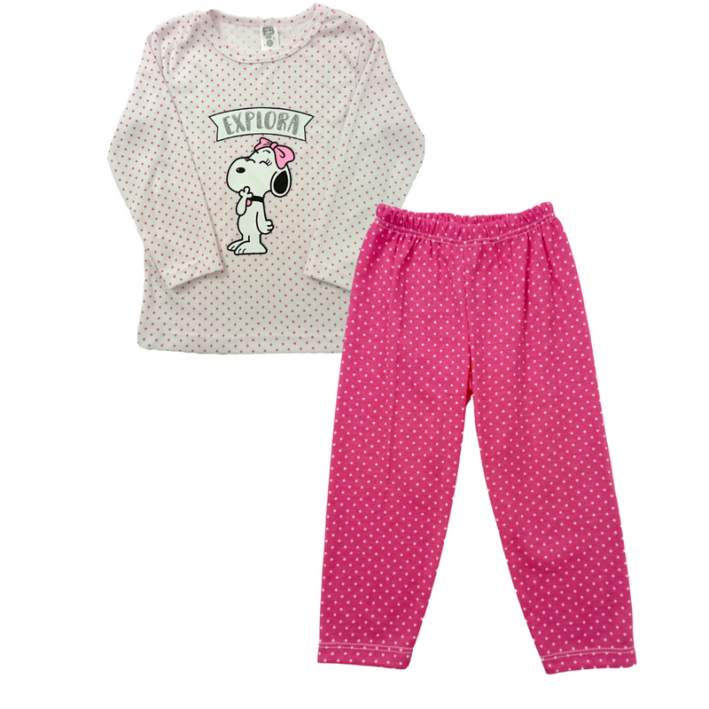 Pijama Niña Snoopy 1048 For Babys