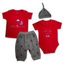 Conjunto 4Pzas 1191 Fashion Kids