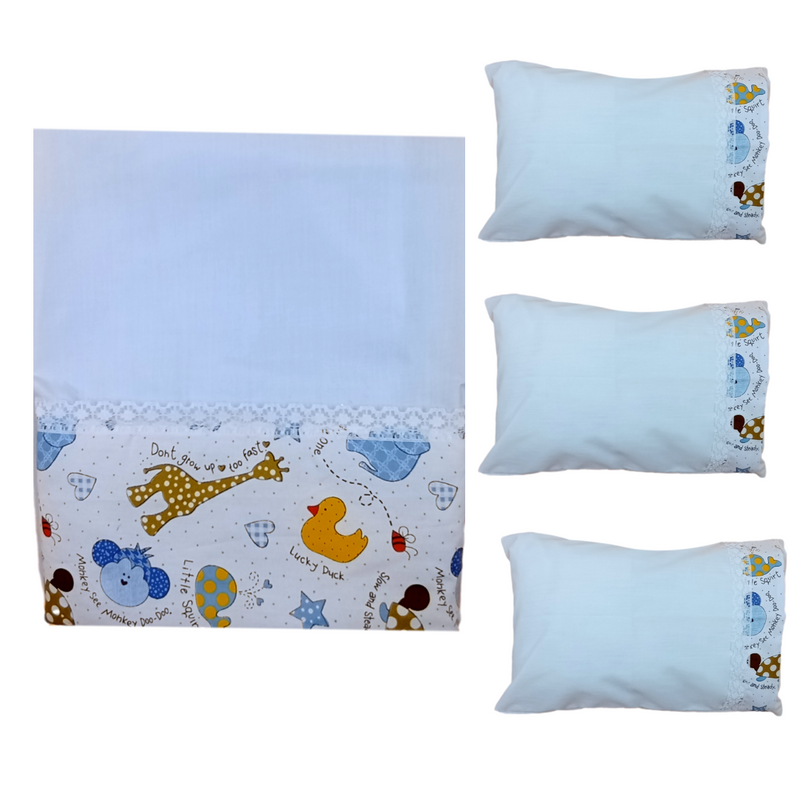 Sabana Estampada +3 Fundas 1001 Sueño De Angel