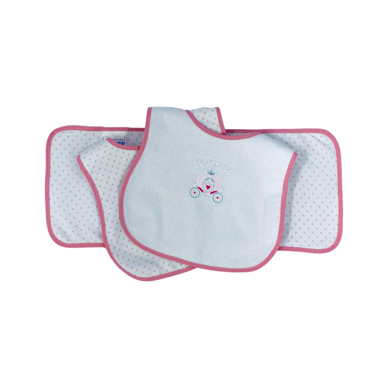 SET 2 BABEROS Y TOALLITA COYSELL