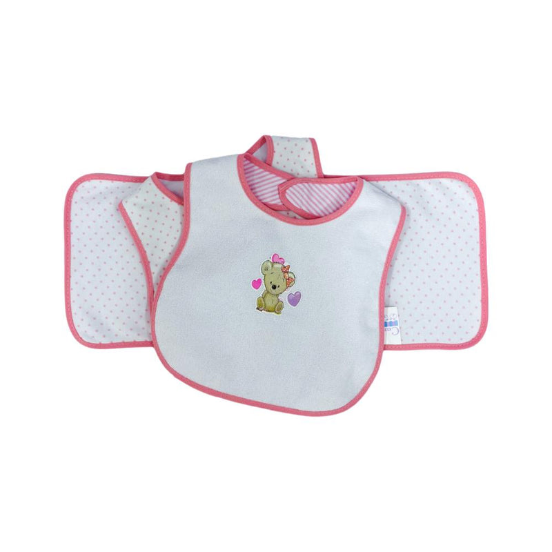 SET 2 BABEROS Y TOALLITA COYSELL