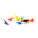 SET DINOSAURIO 188B-4 OGUSS