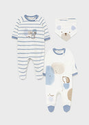 SET PIJAMA X2 NIÑO+BABERO 2686 MAYORAL
