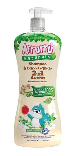SHAMPO Y BAÑO LIQ 2EN1 AVENA X1075ML ARRURRU
