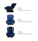 SILLA CARRO GOLD HAPPY BABY AZUL