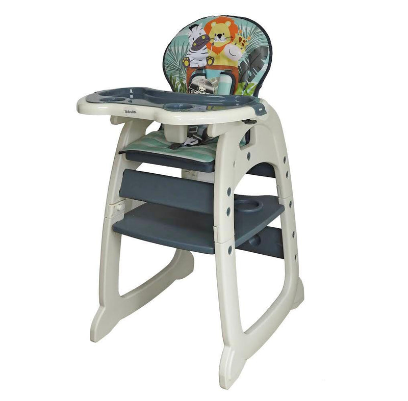 SILLA COMEDOR 3 EN 1NHC BEBESITOS GRIS