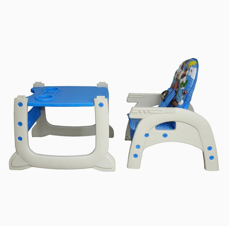 SILLA COMEDOR 3 EN 1NHC BEBESITOS AZUL