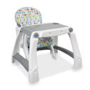 SILLA COMEDOR +ESCRITRORIO KINDER CITY PRIN1055 BEBESIT GRIS
