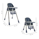 SILLA COMEDOR NEPAL HAPPY BABY AZUL