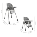 SILLA COMEDOR NEPAL HAPPY BABY GRIS