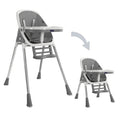 SILLA COMEDOR NEPAL HAPPY BABY GRIS