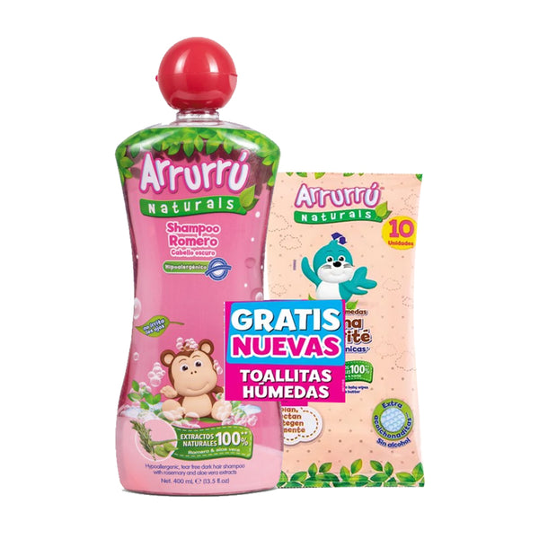 Shampoo Romero X400Ml+10 Toallitas Arrur (4625976262742)