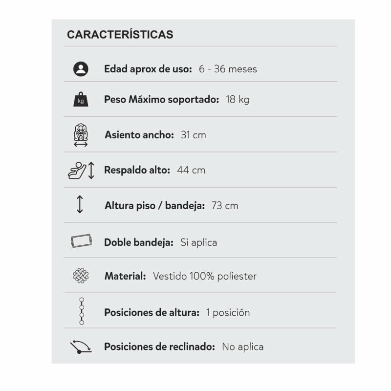 SILLA COMEDOR MONACO PREMIUM BABY VERDE