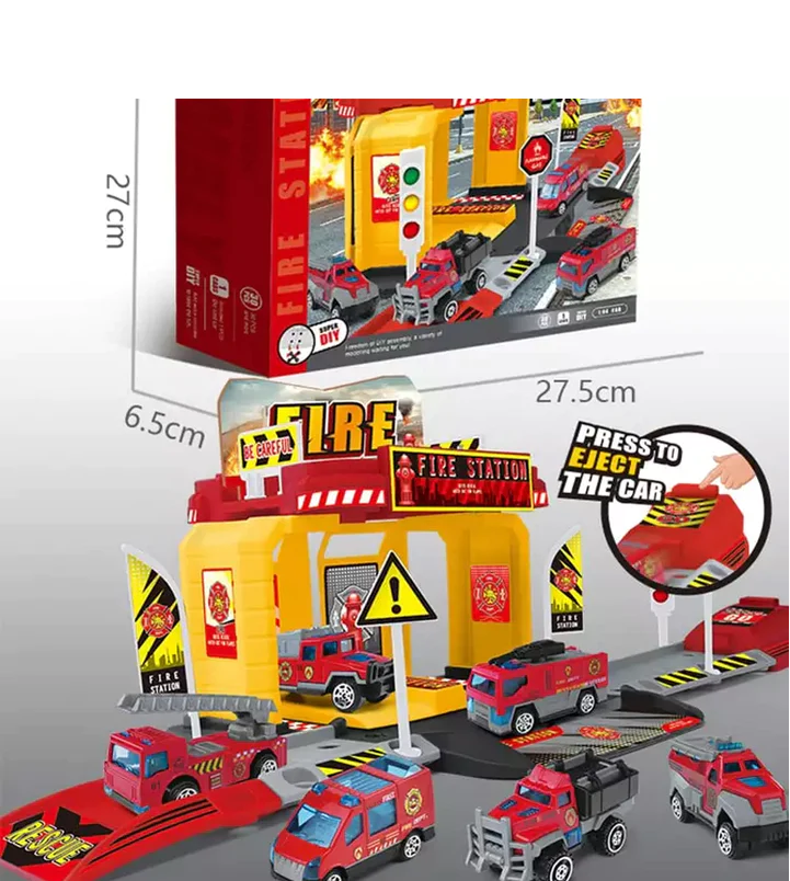 Set Estacion Bomberos 10235 Plasticos