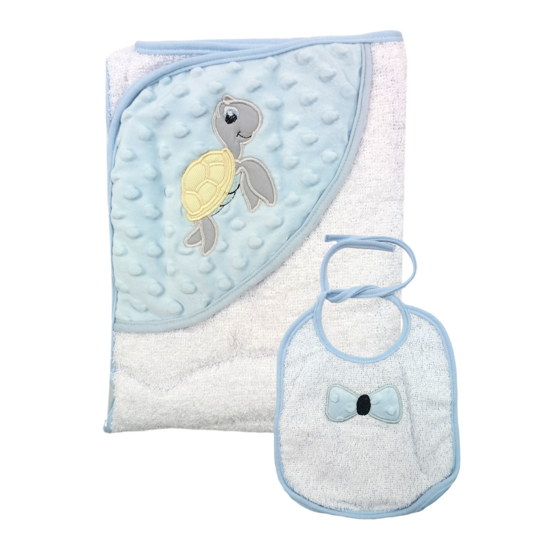 Toalla Capota Burbuja + Babero Ts3 Isof