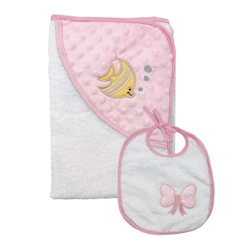 Toalla Capota Burbuja + Babero Ts3 Isof