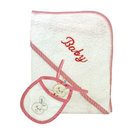 TOALLA+BABERO 10223 FOR BABY
