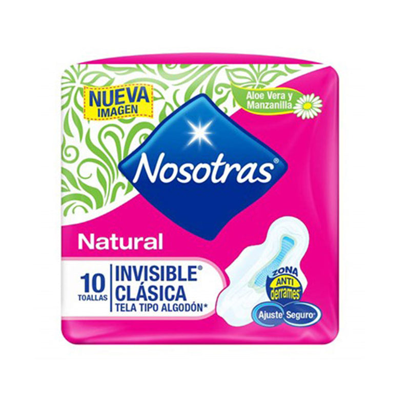 Toallas Clasica Invisible X10 Nosotras (4635210285142)
