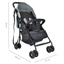 COCHE VERSO HAPPY BABY GRIS