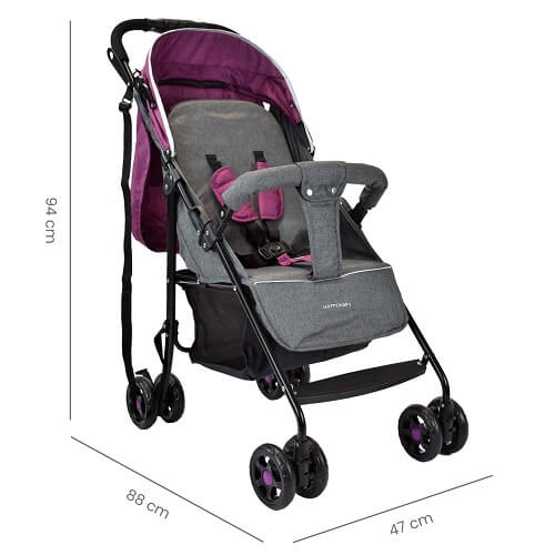 Coche Verso Happy Baby Rosado